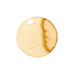 Coffee splashes on a white background, traces of coffee, texture  N