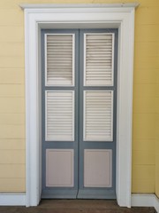 window with shutters