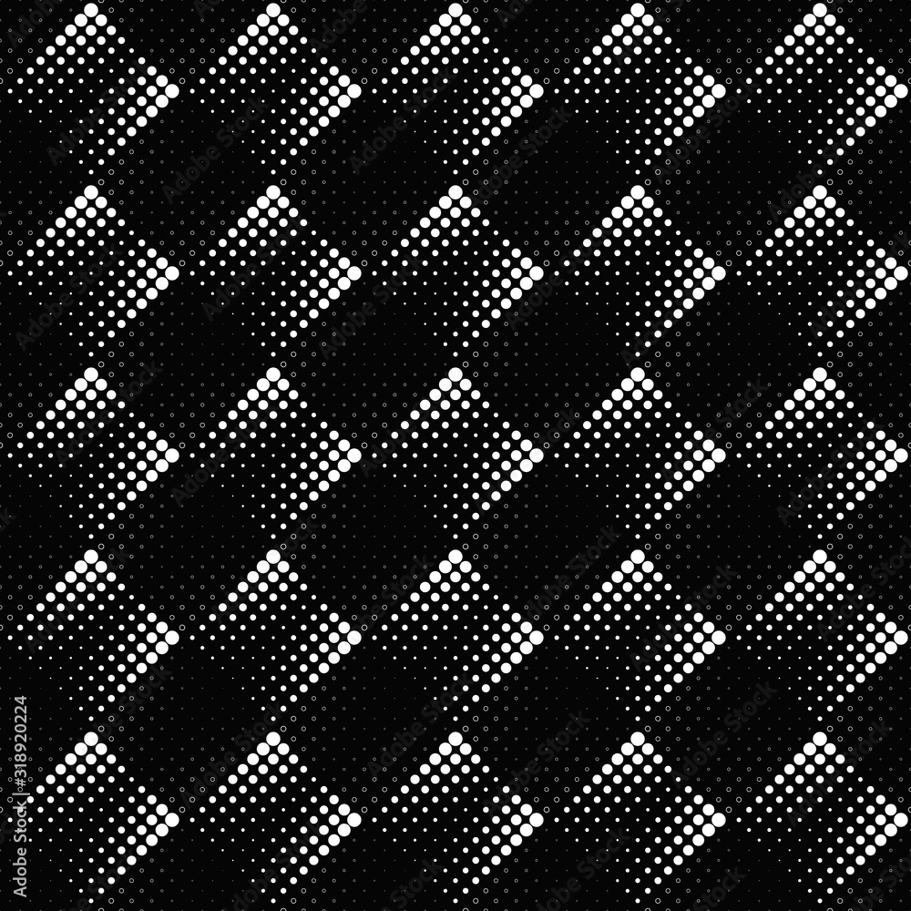 Poster seamless circle pattern background - abstract vector graphic design from dots and circles