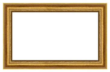 Vintage golden rectangle frame