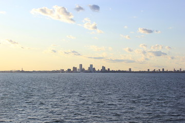 Panorama: Milwaukee am Lake Michigan