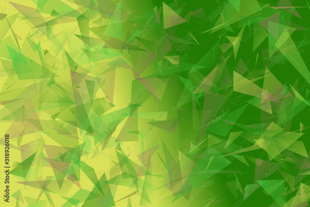 Poster gradient geometrical random triangle web background - abstract chaotic vector graphic from triangles