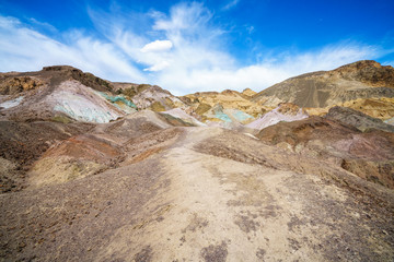artists palette in death valley national park, california, usa