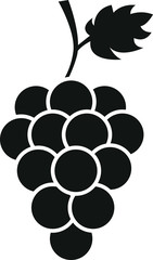 Bunch of wine grapes