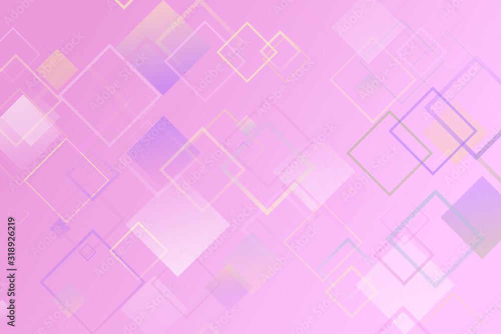 Poster gradient random technology web page background - modern abstract chaotic vector design with squares