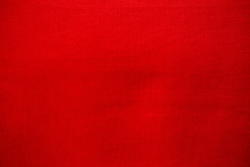  red furniture drapery on the armchair, textured linen