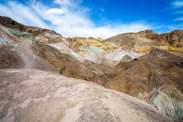artists palette in death valley national park, california, usa