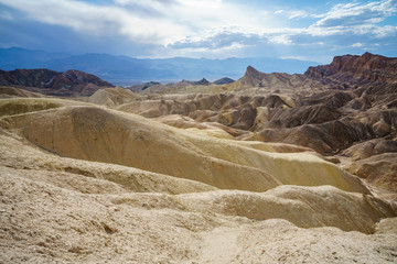 zabriskie point in death valley national park, california, usa