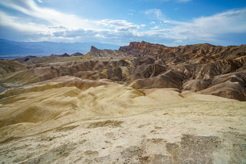 hikink the golden canyon - gower gulch circuit in death valley, california, usa