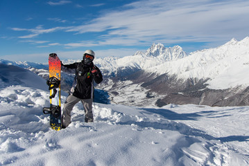 Snowboard winter sport