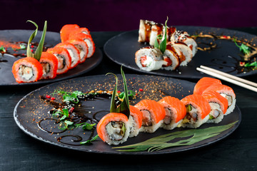 sushi shaped dragon menu for chinese new year
