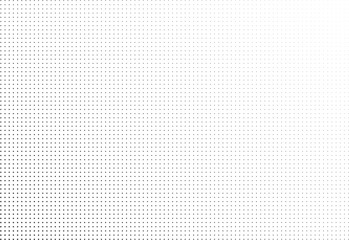 Obraz premium Abstract halftone dotted background. Monochrome pattern with stars. Vector modern futuristic texture for posters, sites, business cards, postcards, labels and stickers. Design mock-up layout.