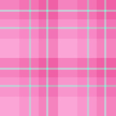 Seamless pattern in wonderful cold pink and mint green colors for plaid, fabric, textile, clothes, tablecloth and other things. Vector image.