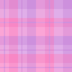 Seamless pattern in wonderful cold pink and violet colors for plaid, fabric, textile, clothes, tablecloth and other things. Vector image.