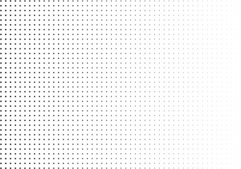 Abstract halftone dotted background. Monochrome pattern with stars.  Vector modern futuristic texture for posters, sites, business cards, postcards, labels, cover, stickers. Design mock-up layout.