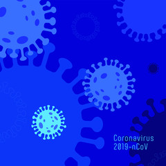 MERS-Cov (middle East respiratory syndrome coronavirus), Novel coronavirus (2019-nCoV), Abstract virus strain model Novel coronavirus 2019-nCoV. vector illustration