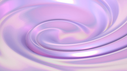 Splash fluid. 3d illustration, 3d rendering.