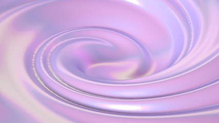 Splash fluid. 3d illustration, 3d rendering.