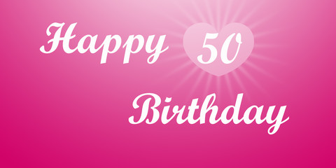 Happy Birthday Geburtstag Glückwunsch Karte