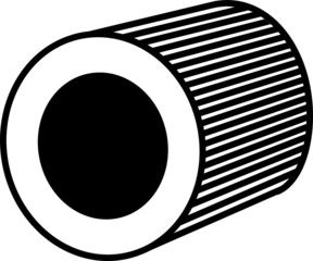 Car filter icon, vector illustration