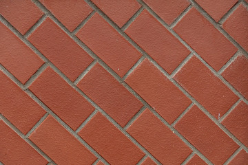 red brick wall - Beautiful regular pattern