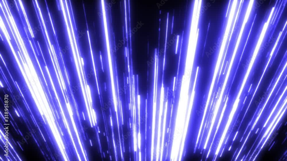 Poster glitch lines, traveling in dark with high speed, 3d rendering computer generated background