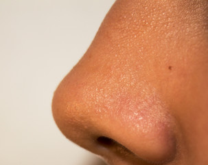 Fototapeta premium Nose on white background