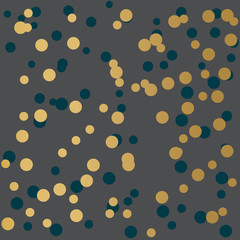 circle confetti background- vector illustration