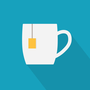 tea cup icon- vector illustration