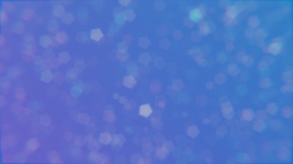 bokeh effect scene with planets or element, stars and galaxies or hexagon in outer space showing the beauty of space exploration.