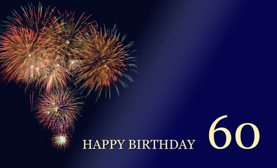 congratulation and happy birthday 60th