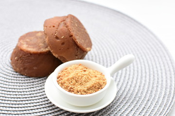  Sugarcane or panela, traditional product of Colombia