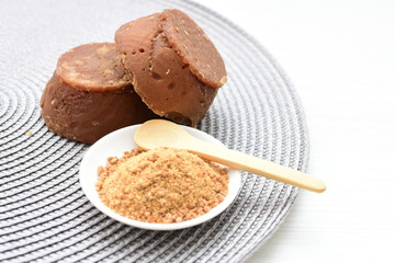  Sugarcane or panela, traditional product of Colombia