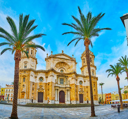 The great building of Cadiz Cathedral, Spain © efesenko