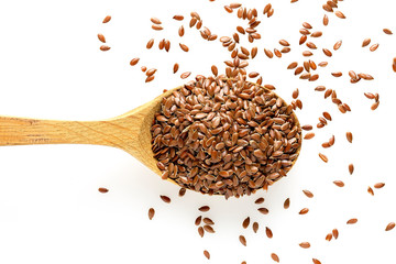 ladle and flaxseed