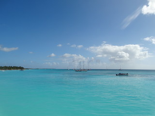 tropical beach and sea