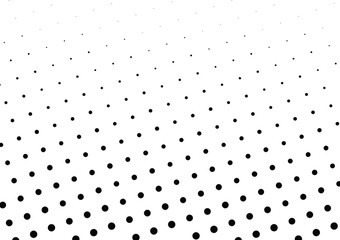 Abstract halftone dotted background. Monochrome pattern with dot and circles.  Vector modern futuristic texture for posters, sites, business cards, postcards, interior design, labels and stickers.