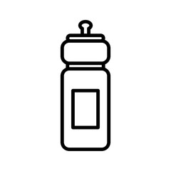 Bottle water drink icon vector sign and symbol on trendy design