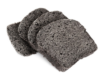 Black bread. Bakery products. Dough. Black flour. Loaf of bread.