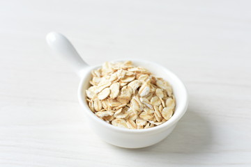  Fresh natural oatmeal, healthy product