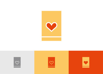 Online love chatting sign - Valentines day icon