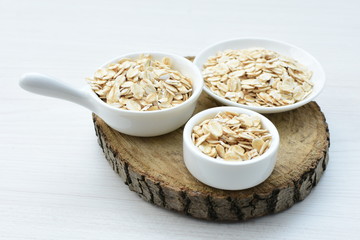  Fresh natural oatmeal, healthy product