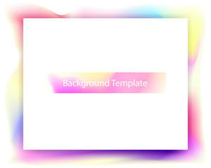 Abstract colorful template background with title