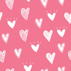pattern with heart background for valentine's day.