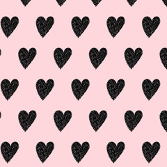 pattern with heart background for valentine's day.