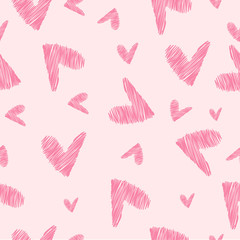 pattern with heart background for valentine's day.