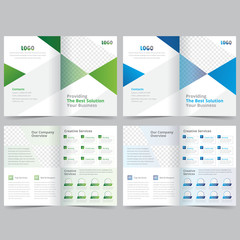 Corporate Bifold Brochure Template