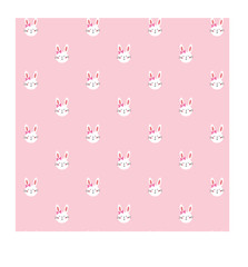 pattern with cute rabbit background.