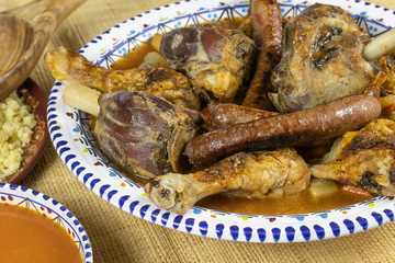 couscous royal au trois viandes