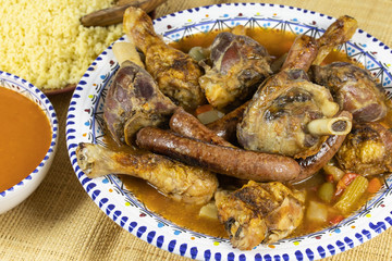 couscous royal au trois viandes